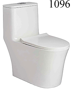 Унитаз-компакт 1096 белый н/п+сиденье микролифт+кноп арм в750*д710*ш375