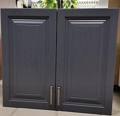 Мебель для кухни фреза Квадро африканский лапачо графит шкаф ШН-800/1 ш800*г296*в720