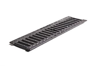 Решетка Aquastock 31013В чугунная щелевая РЧЩ 50*13,6 DN100 д500 ш136 в15мм