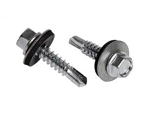 Саморез кровельный цинк 6,3*100мм&nbsp;&nbsp;