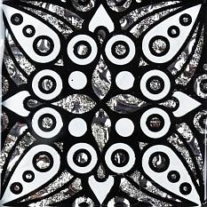 Вставка Росмозаика Мира платина 6,6*6,6 /48/