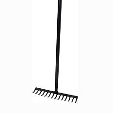 Грабли 14 зубьев прямые с алюминиевым черенком /26409-01/