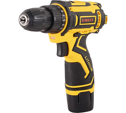 Аккумуляторная дрель Eurolux 12В ДА-12/2Lii акк 1,5А/час 1400об/мин 25Нм 10мм 0,96кг кейс