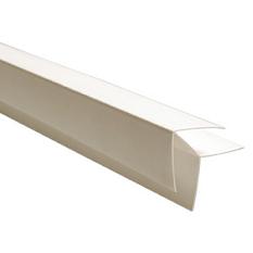  ПВХ угол внешний 10мм белый 3м /50/