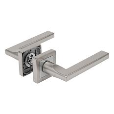 Ручки раздельные П108К мат никель пластик /Нора-м/