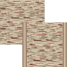 Палас Войлок 2*5,5 1744 бордо /Абстр/