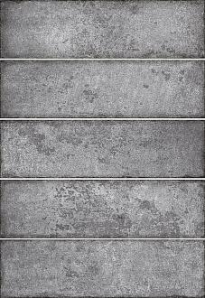 Керамическая плитка стена Керамин Сабвэй 2 темно-серая 27,5*40*0,74