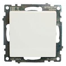 Stekker Катрин белый выключатель 1сп прох перекрест GLS10-7110-01 49176