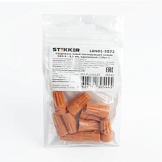 Зажим соединительный изолирующий СИЗ-3 5,5 мм2 оранжевый (10шт) 39342