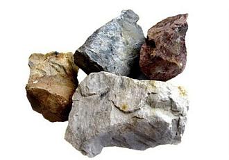 Камни для бани кварцит 20кг коробка