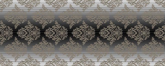 Керамическая плитка стена Березакерамика Бристоль черный 20*50