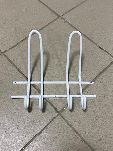 Зам скоб изд фрн настенная вешалка НВ-4 белый