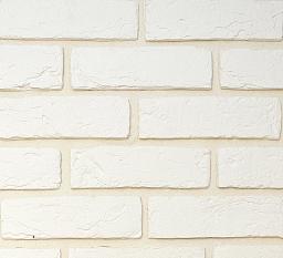 Камень Кирпич 400 белый 210*50мм /0,5м2 кор/