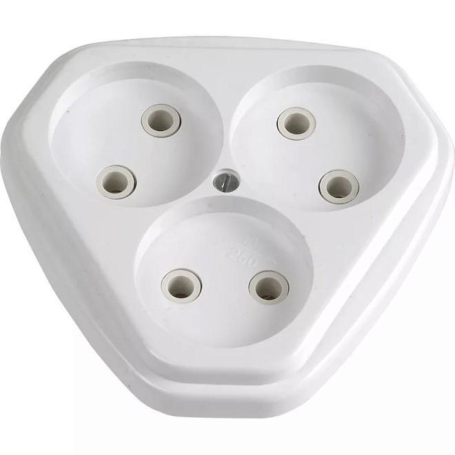 Валентина белая розетка 3сп рс10-394/30/