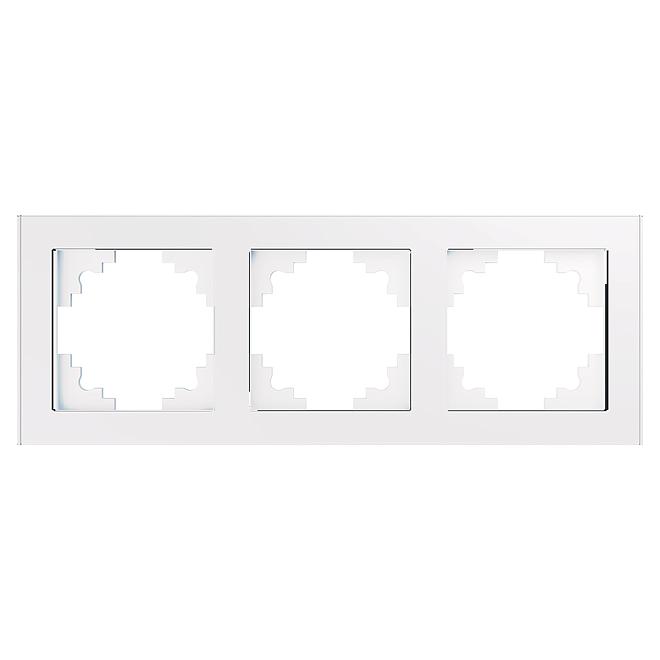 Stekker Катрин белая установ рамка стекло 3-я GFR00-7003-01 39256