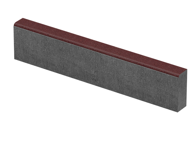 Бордюр вибропрессованный Коричневый престиж 1000*200*80мм Тула