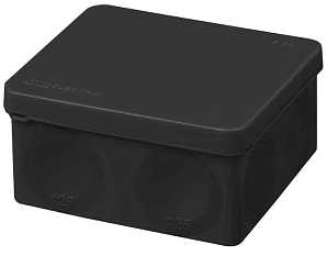 Коробка ответвит оп 100*100*50 ЧЕРНАЯ IP66/SQ1401-2913