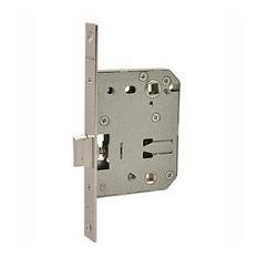 Замок врезной ЗВ 2070-70мм/F72-50 мат хром пластик прям планка фиксатор 