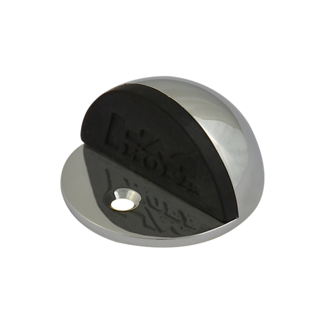 Ограничитель дверной 100 напольный хром