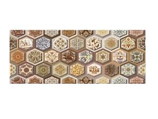 Керамическая плитка стена Азори Navarra Mocca Arabesco 20,1*50,5