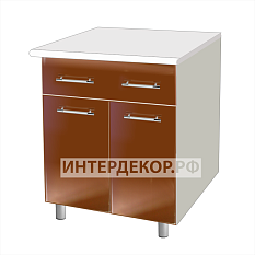 Мебель для кухни Капучино глянец стол ТР-800/2 ш800хг466хв820 лдсп 