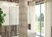 Керамическая плитка стена Евро-Керамика Дельма 0045 бежевая 27*40 верх