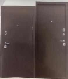 Дверной блок метал 10 Антик-1 205*86 1,4мм левая метал/метал 2 замка