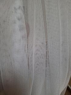 Тюль комплект 250*400 2206 сетка молочная однотон