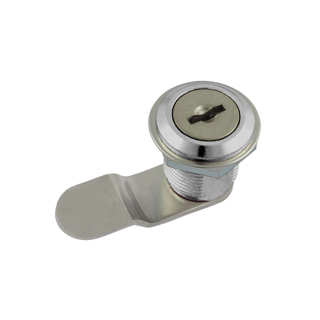 Замок почтовый 6103-20 изогн/прямая планка хром 2кл