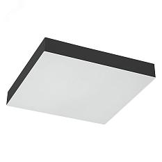 Светильник светодиодный накладной квадрат 6Вт черный пласт корп AL267 4000К IP44 480Lum 51301