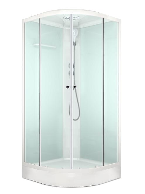 Душевая кабина Восторг 90*90*15*218 матовое стекло с электрикой ///