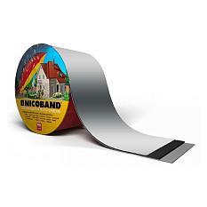 Лента-герметик Nicoband 5см*3м самоклеющаяся серебро