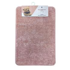 Коврик на резиновой основе Aquadomer Teddy 50*80 1 предм M05 розовый ъъ