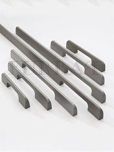 Ручка-скоба 96мм прямая графит L2