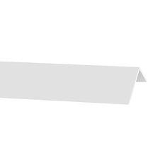Фурнитура ПВХ Угол П арочный белый 20*10*2,7/50/