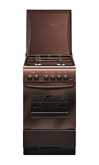 Плита газовая Гефест 3200-05 К19 коричневая ш50г57в85 металлическая крышка выдвижной ящик розжиг стола
