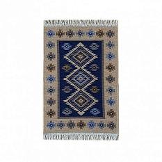 Ковер хлопковый Kilim Usak 0,6*1,2 6120202 син/беж