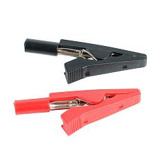 Комплект зажимов крокодил MTM TL 002 красный/черный 50000