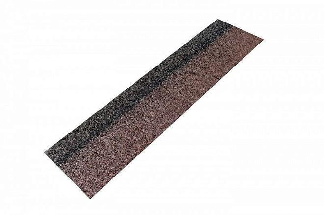 Конек-карниз для мягкой черепицы Shinglas Оптима коричневый экстра