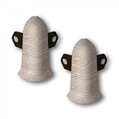 Угол наружный 415 к напольному плинтусу с кабель-каналом 55мм