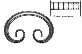 Вензель 160*108мм Труба 15мм