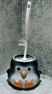 Подставка под ерш керамическая Пингвин мини