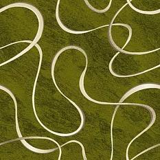 Палас Войлок 2*4,5 1707 зел /Абстр/