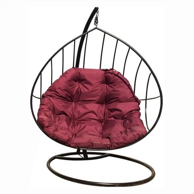 Кресло подвесное Кокон 3 кованые ш1180*г700*в1220м с подушкой цвета в ассортименте