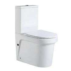 Унитаз-компакт Холлер Депо белый н/п+сиденье микролифт+кноп арм в835*д620*ш355