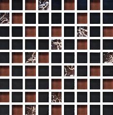 Мозаика Росмозаика 2076 микс черный-коричневый 30*30