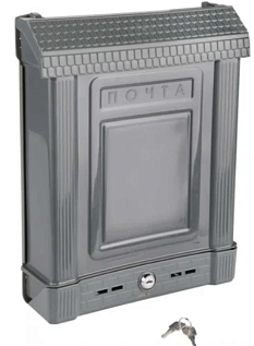 Ящик почтовый пластиковый с замком 38,5*31 эконом /М7223/