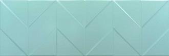 Керамическая плитка стена Керамин Танага 4Д голубая 25*75*0,95