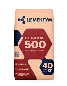 Цемент М500 Д-20 (ЦЕМ2 А-И 42,5Б Extra CEM) 40кг Цементум /35/