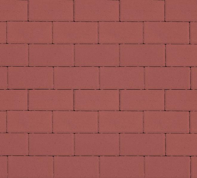 Плитка вибропрессованная Брусчатка красная 200*100*60мм /0,02м2 шт/Орел